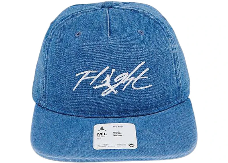 Jordan Pro Unstructured 5-Panel Hat Blue Grey/White