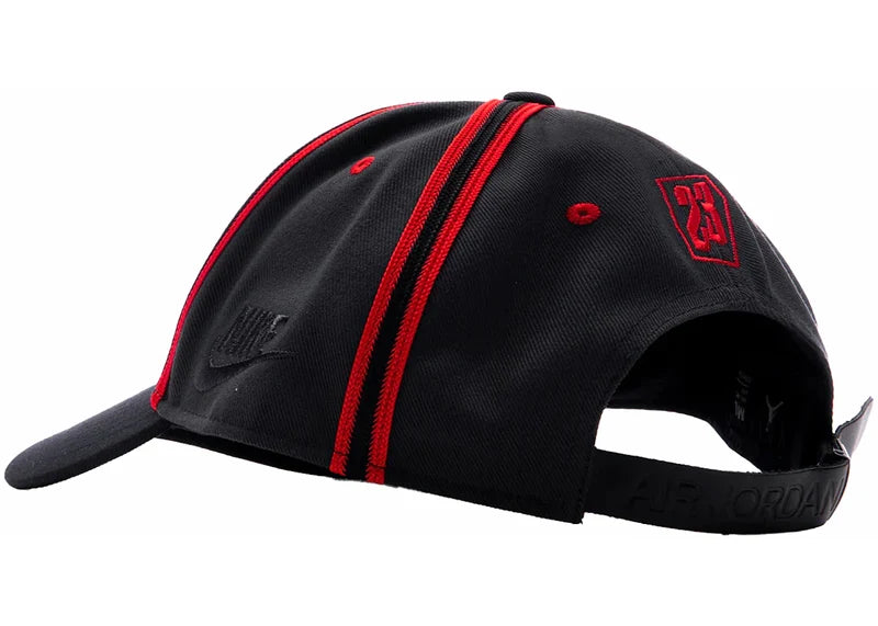 Jordan x Awake NY Hat Dark Smoke Grey/University Red