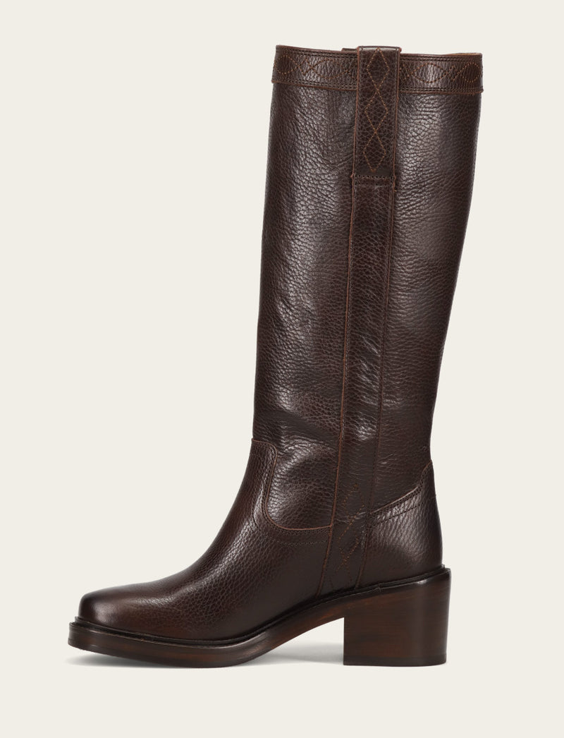 Kate Pull On - Dark Brown - Inside