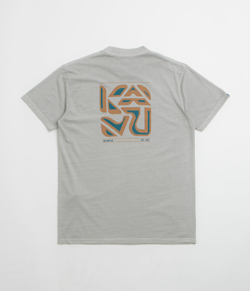 Kavu Cubed T-Shirt in Ultimate Grey