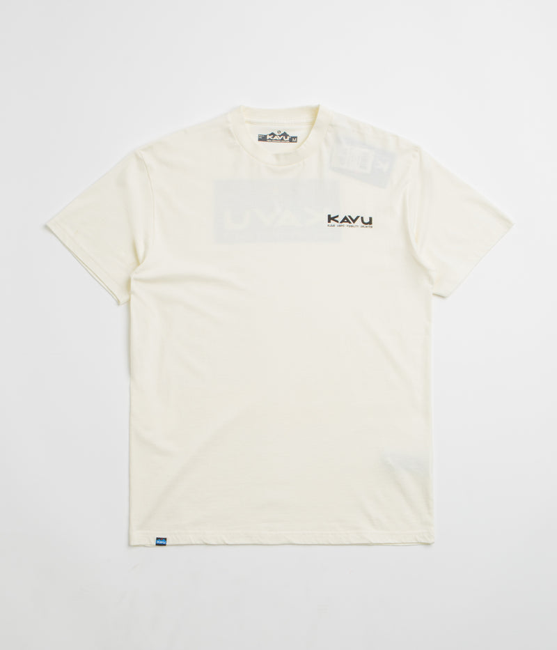 Kavu Klear Above Etch Art T-Shirt in Off White