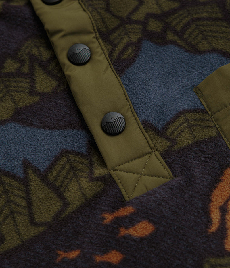 Kavu Teannaway Fleece in Sasquatch Night
