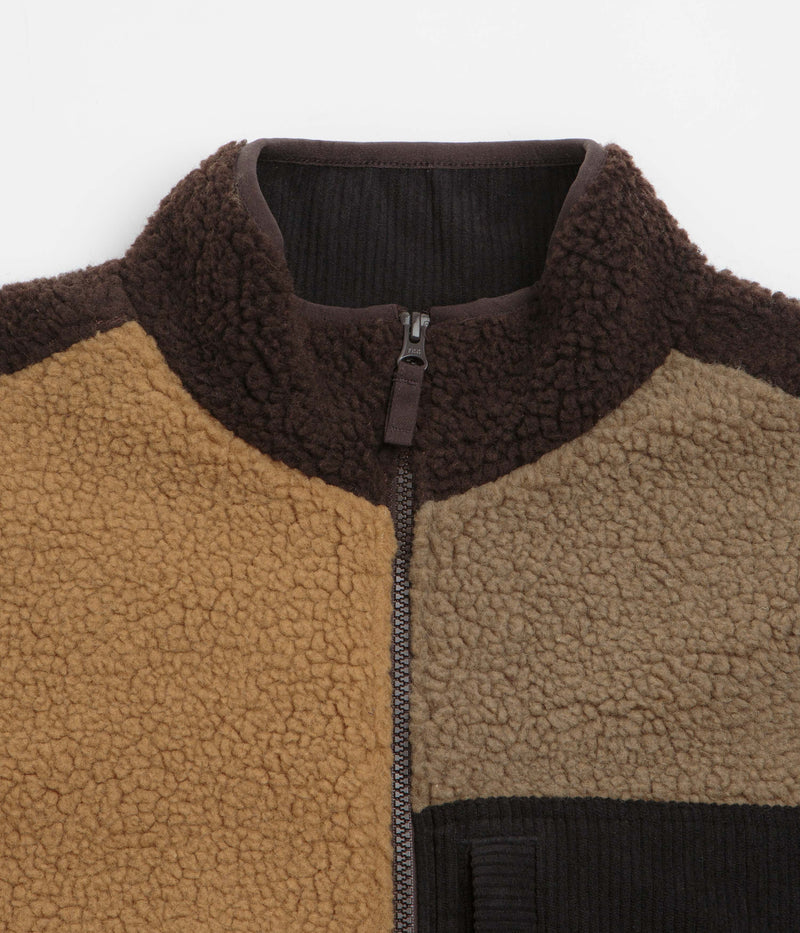 Kavu Wayside Fleece in Wild Wood Block