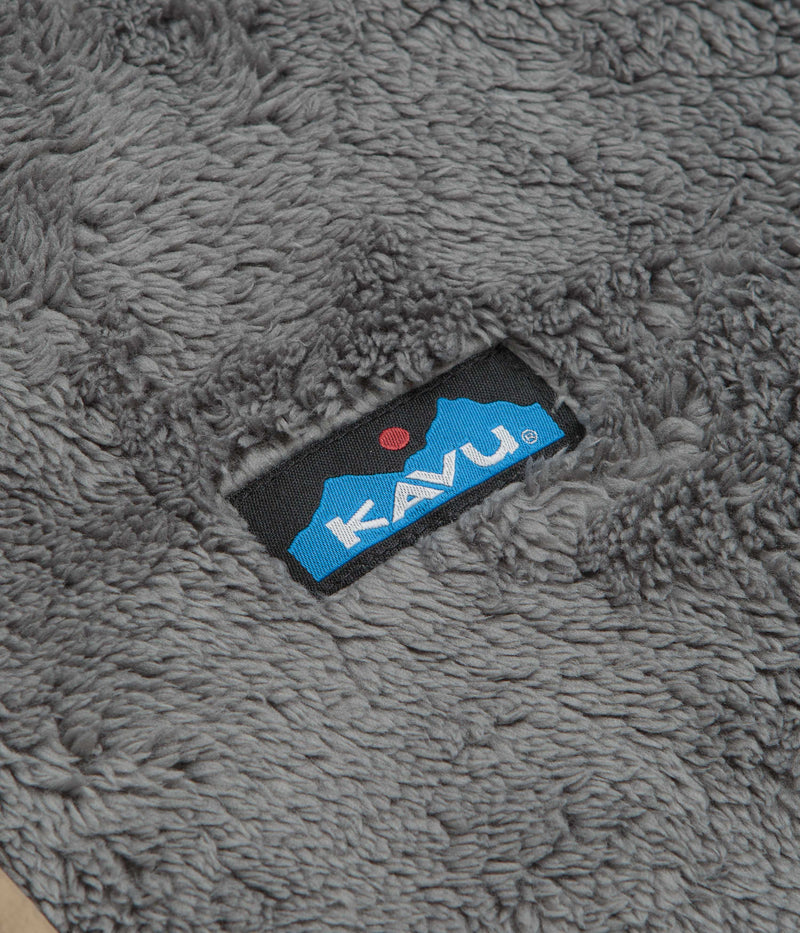 Kavu Womens Moon Ridge Hooded Fleece in Shadow Block