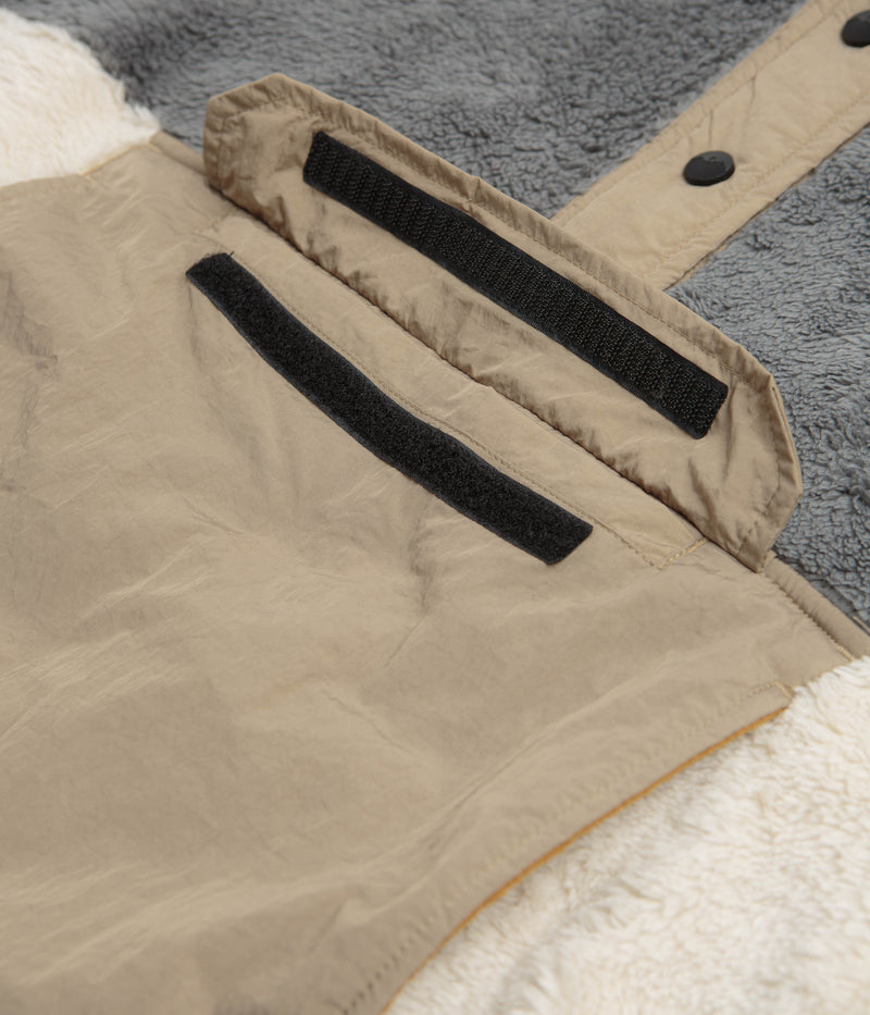 Kavu Womens Moon Ridge Hooded Fleece in Shadow Block