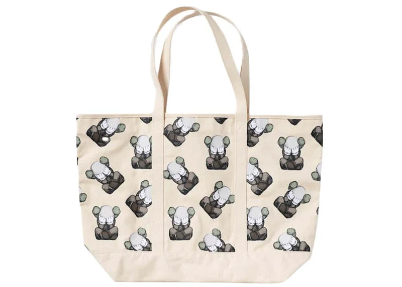 KAWS Canvas Tote Bag Off White