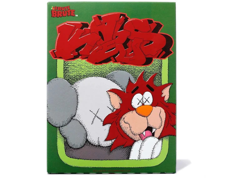 KAWS Monsters Frute Brute Cereal Limited Edition in Acrylic Case (Not Fit For Human Consumption)