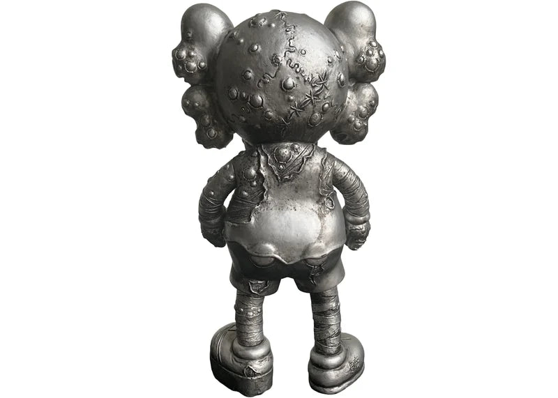 KAWS Pushead Companion Vinyl Figure Silver