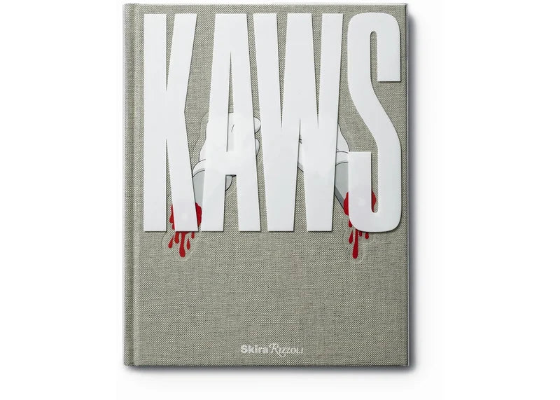 KAWS Rizzoli Hardcover Book Grey
