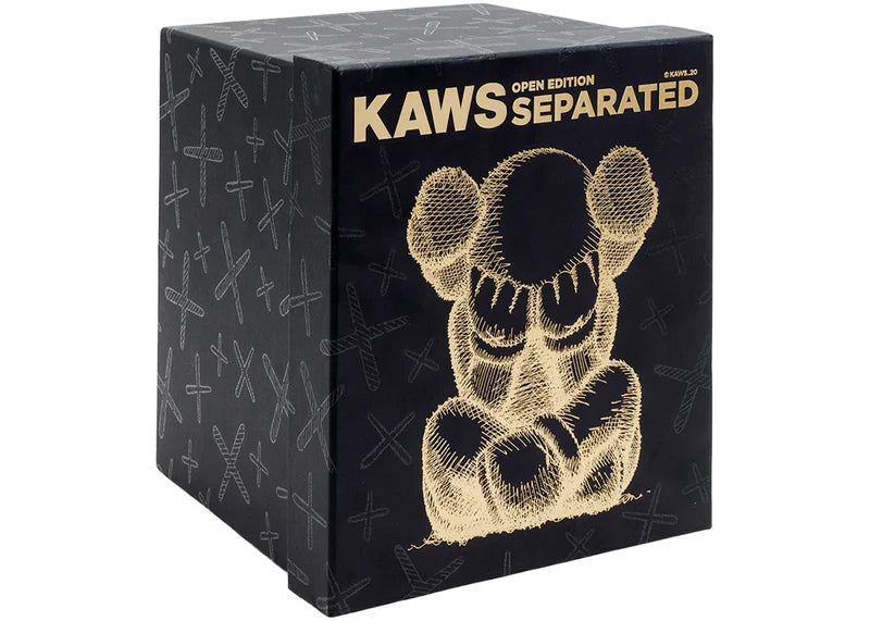 KAWS Separated Vinyl Figure Black
