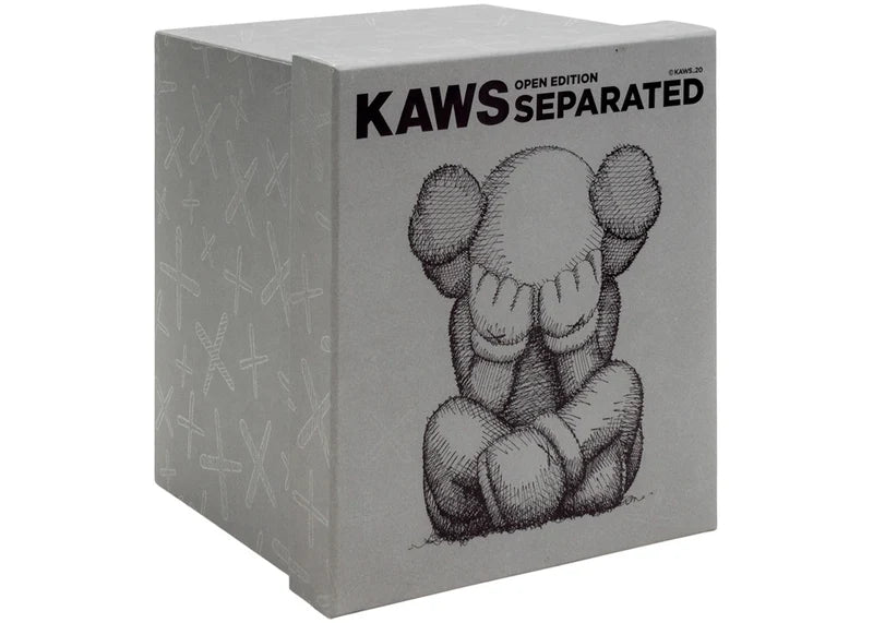 KAWS Separated Vinyl Figure Grey
