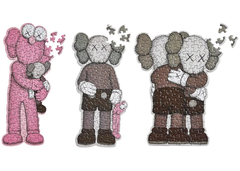 KAWS Take, Share, Together Small Jigsaw Puzzle Set (100 Pieces Each)