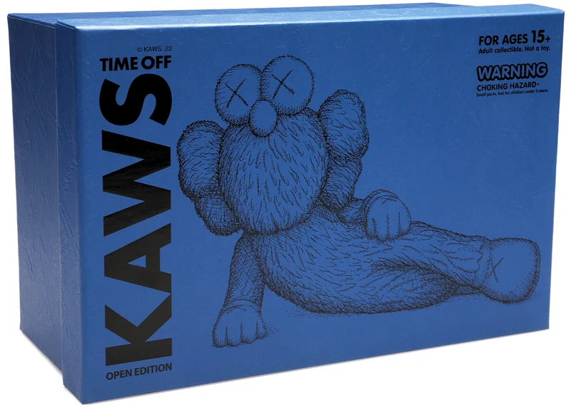 KAWS TIME OFF Vinyl Figure Blue
