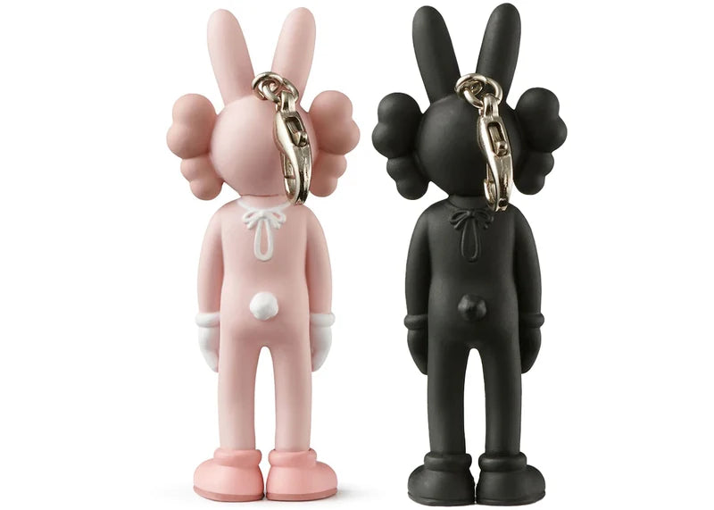 KAWS Tokyo First Accomplice Keychain Pink/Black Set (2021)