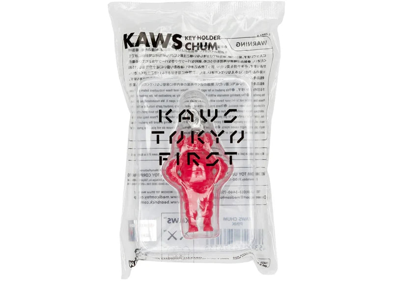 KAWS Tokyo First Chum Keychain Pink (2021)
