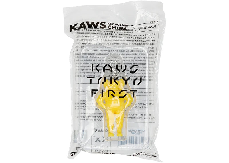 KAWS Tokyo First Chum Keychain Yellow (2021)