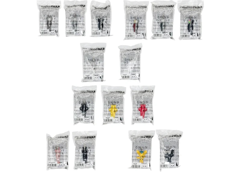 KAWS Tokyo First First Companion/Accomplice/JPP/Chum Keychain Set of 15 (2021)