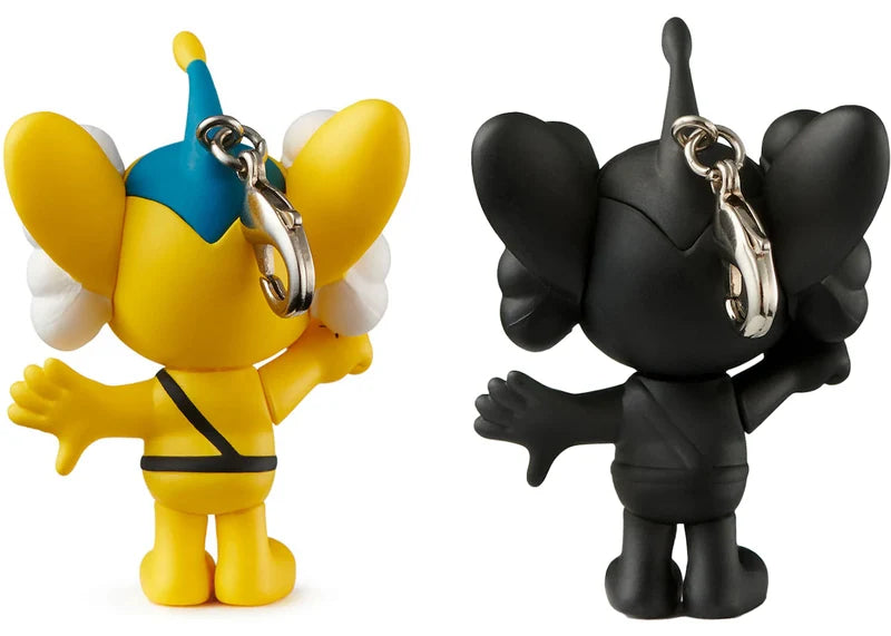 KAWS Tokyo First JPP Keychain Yellow/Black Set (2021)