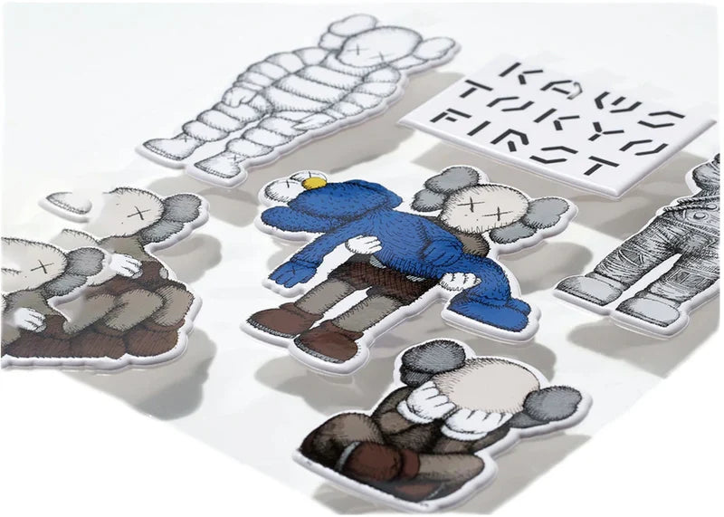 KAWS Tokyo First Pukupuku Sticker Set