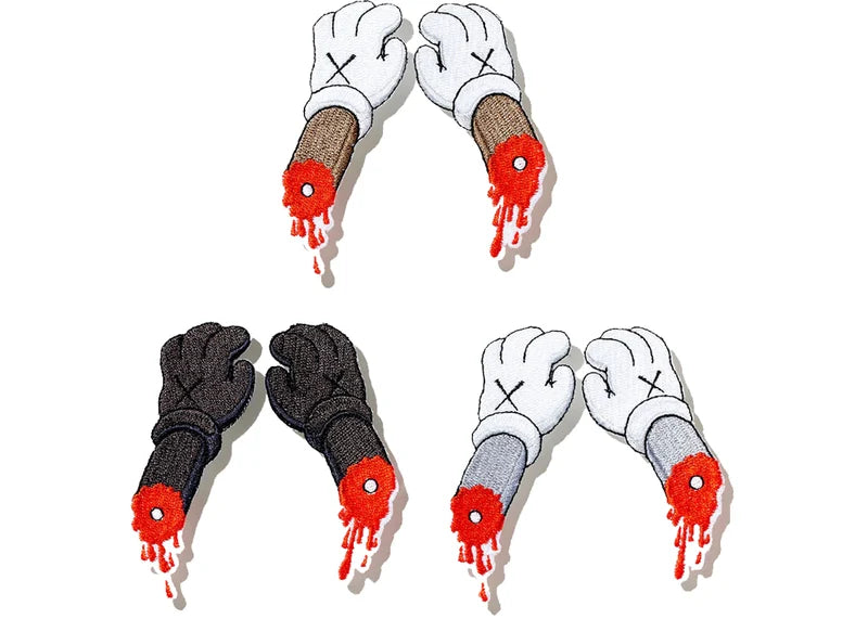 KAWS Tokyo First Wappen Hand Patch Set of 3