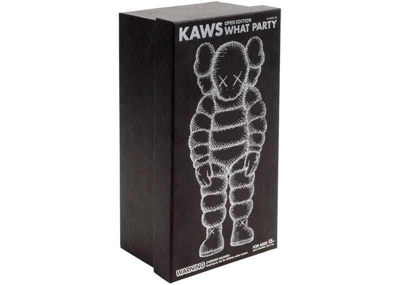 KAWS What Party Vinyl Figure Black