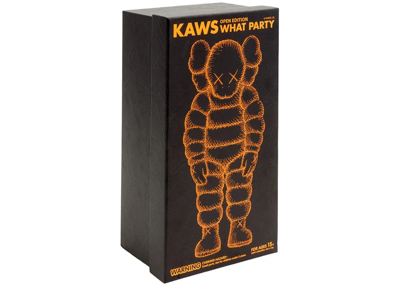 KAWS What Party Vinyl Figure Orange