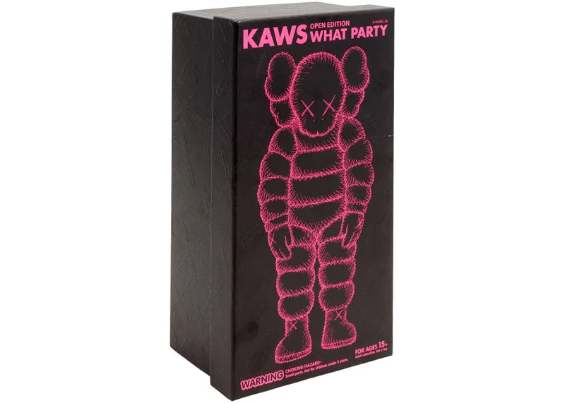 KAWS What Party Vinyl Figure Pink