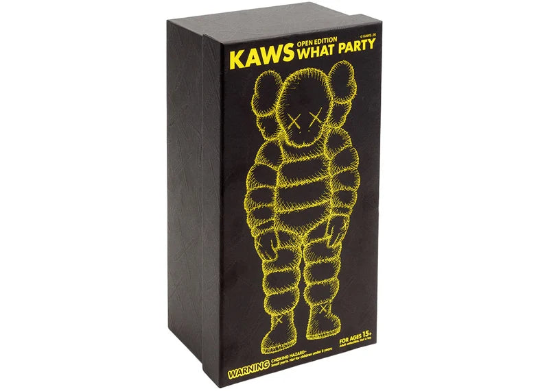 KAWS What Party Vinyl Figure Yellow