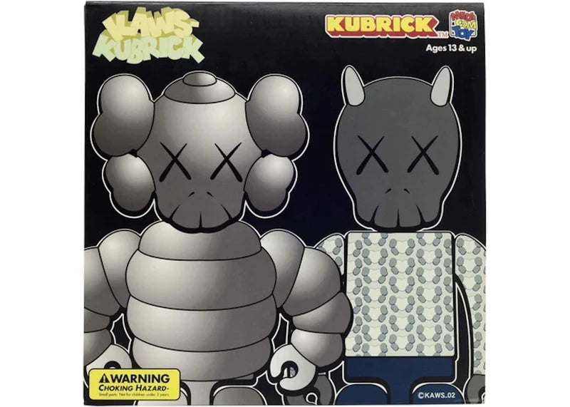 KAWS x Medicom Bus Stop Series Volume 3 Vinyl Toy Silver/Green