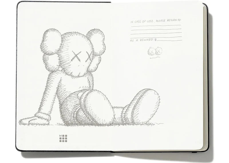 KAWS x Moleskine Tokyo First Custom Edition Journal Notebook