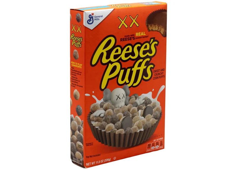 KAWS x Reese's Puffs Cereal (Not Fit For Human Consumption)