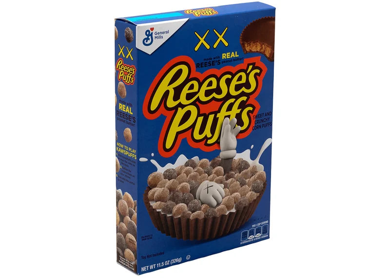 KAWS x Reese's Puffs Limited Edition Cereal (Not Fit For Human Consumption) Blue