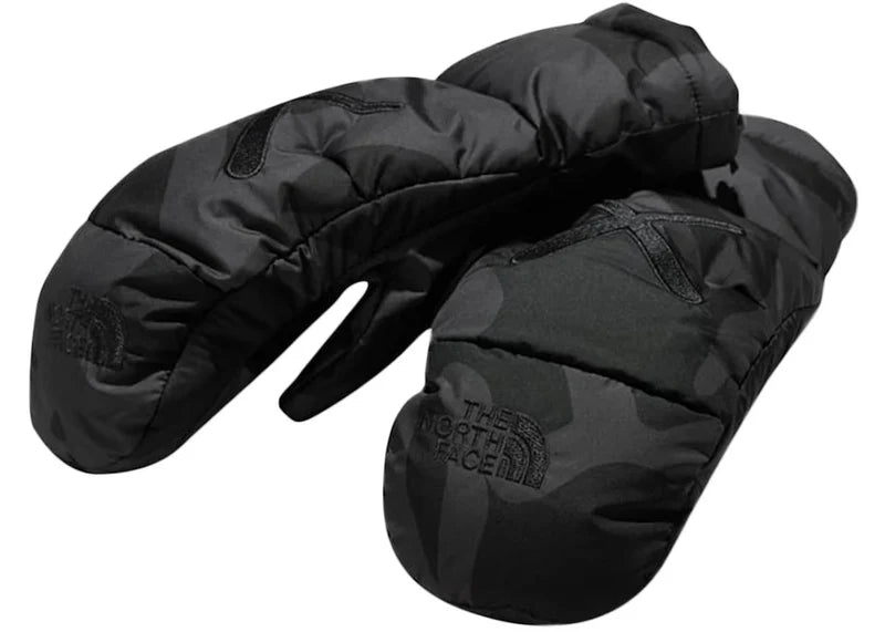 KAWS x The North Face Nuptse Mitt Black