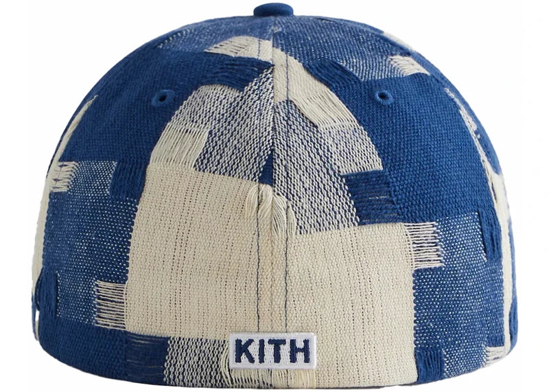 Kith 47 New York Yankees Jumbo Houndstooth Cap Cyanotype