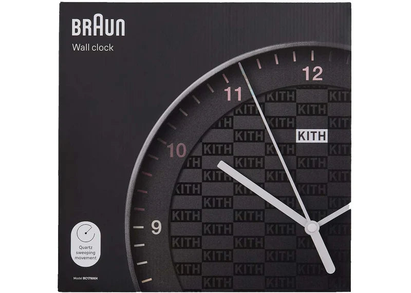 Kith for Braun BC17 Wall Clock Black