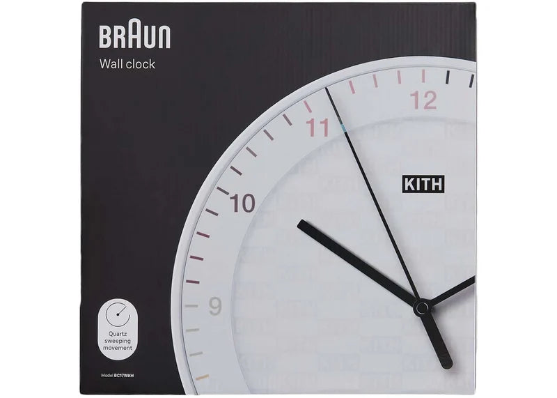 Kith for Braun BC17 Wall Clock White