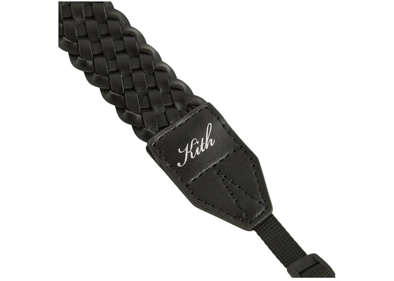 Kith Kithmas Braided Leather Camera Strap Black