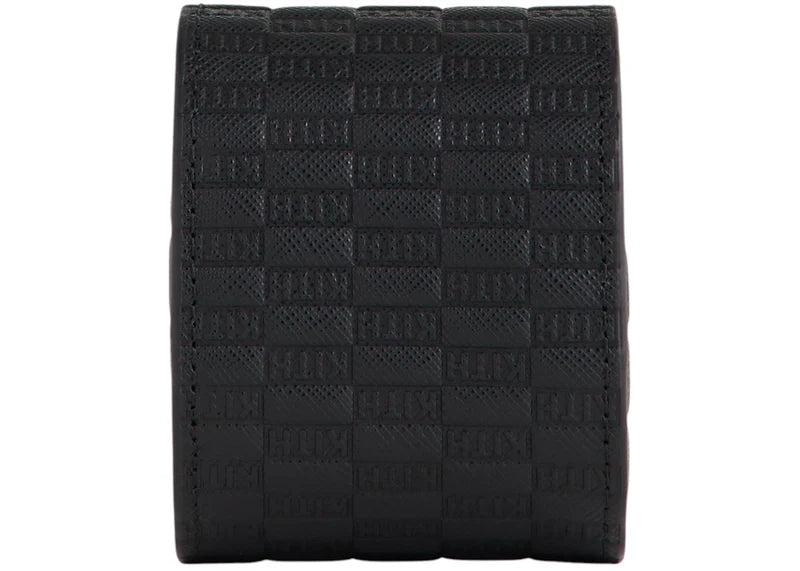 Kith Kithmas Monogram Saffiano Leather Single Watch Roll Black