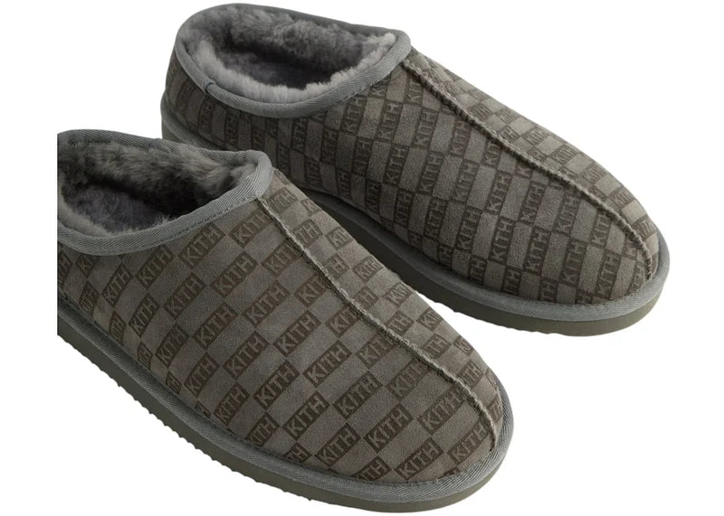 Kith Kithmas Monogram Shearling Slippers Idea