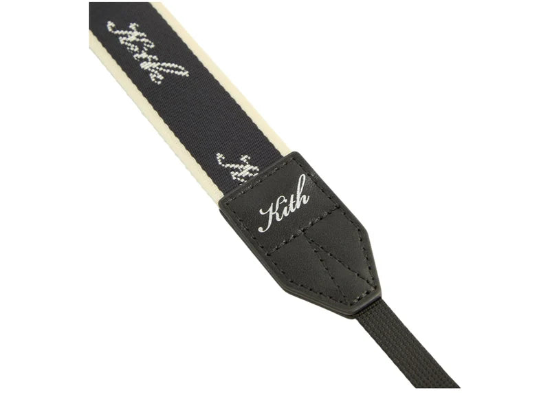 Kith Kithmas Script Logo Camera Strap Black