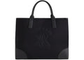 Kith Leather Trimmed Canvas Tote Black