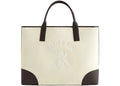 Kith Leather Trimmed Canvas Tote Sandrift