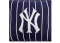 Kith & MLB for New York Yankees Pinstripe Knitted Throw Pillow Nocturnal