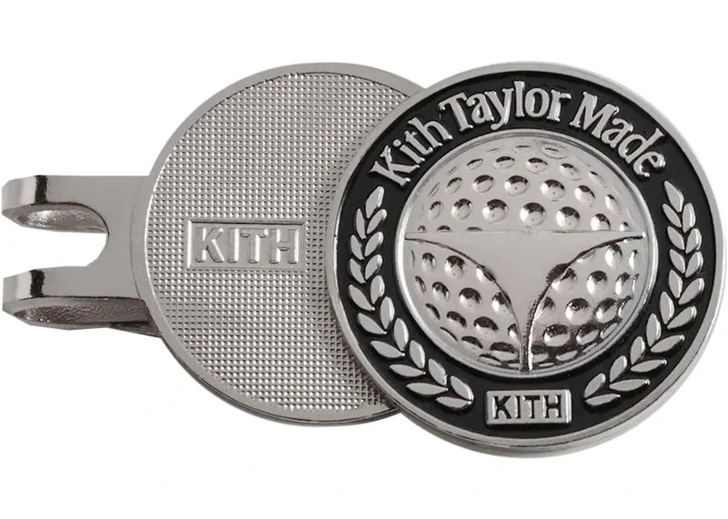 Kith TaylorMade Hat Clip Ball Marker Silver