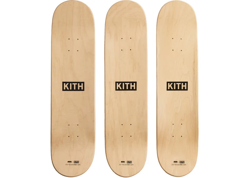 Kith x Batman 1989 Triptych Skatedeck Set