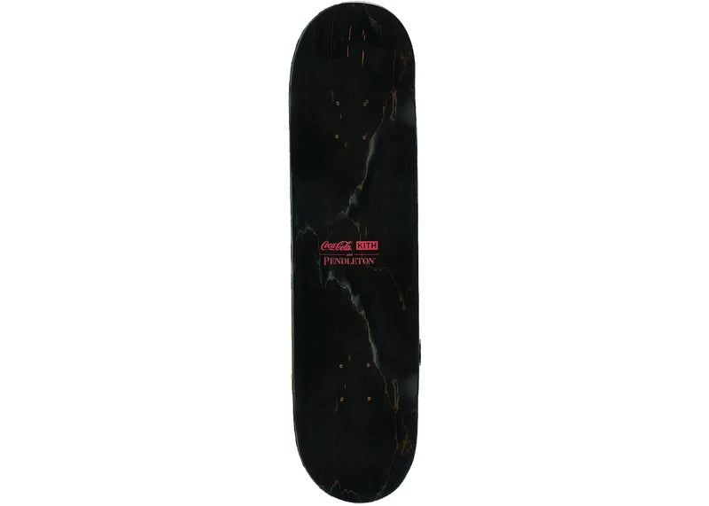 Kith x Coca Cola Pendleton Logo Skateboard Deck Tucson Teal