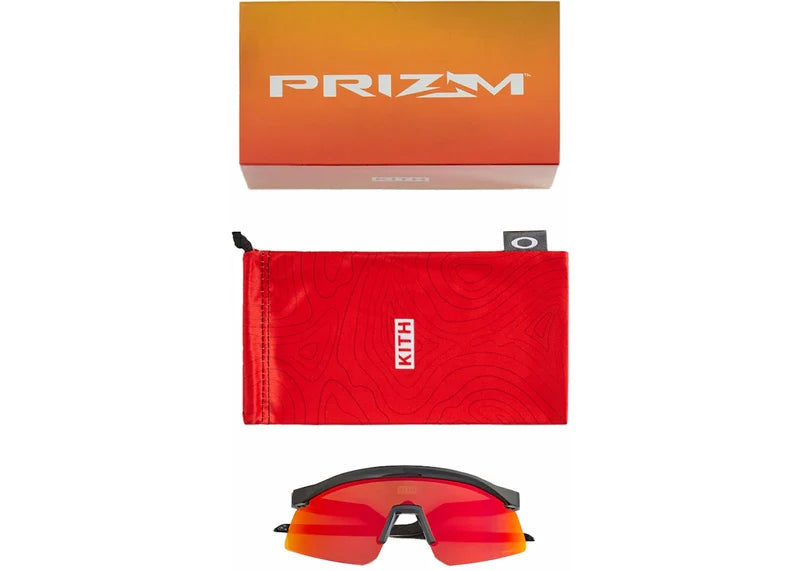 Kith x Oakley Hydra Sunglasses Black/PRIZM/Ruby