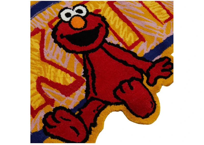 Kith x Sesame Street Elmo's World Rug Multi