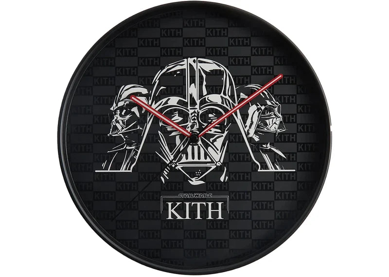 Kith x STAR WARS Darth Vader Wall Clock Black