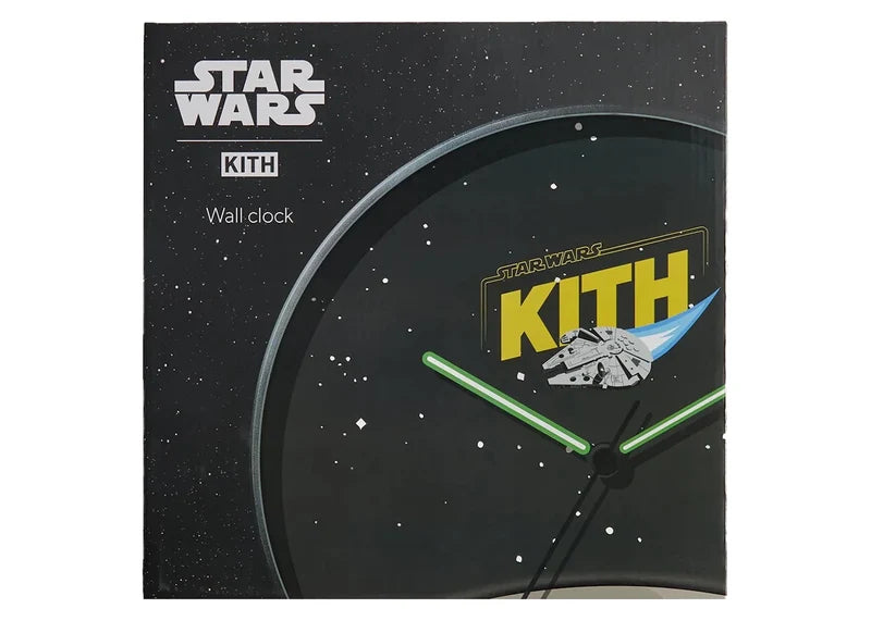 Kith x STAR WARS Millennium Falcon Ship Wall Clock Black